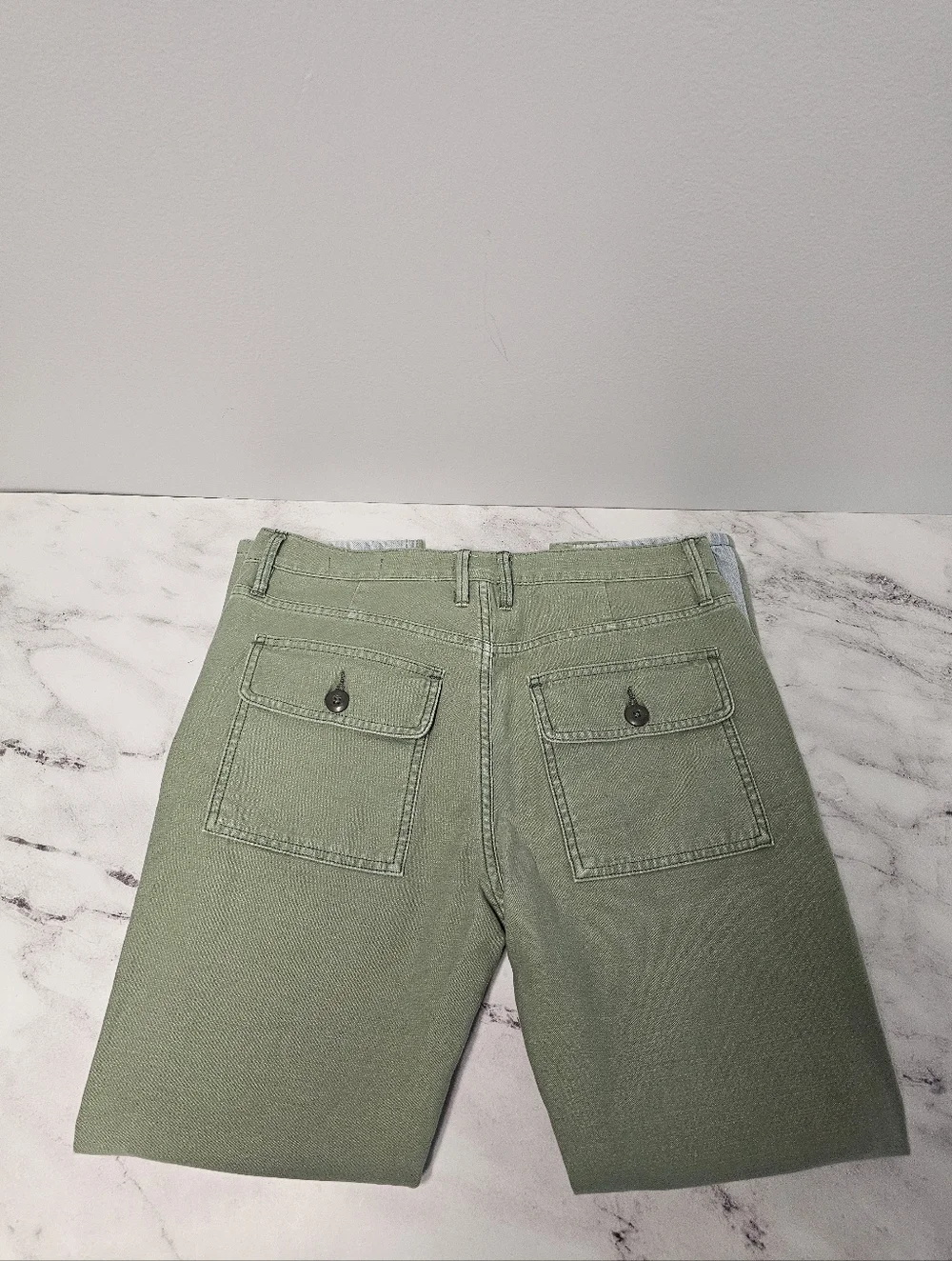 Frame Denim Le Beau 100% Cotton Colorblock Blue Boy friend Jeans 25‎ Preowned